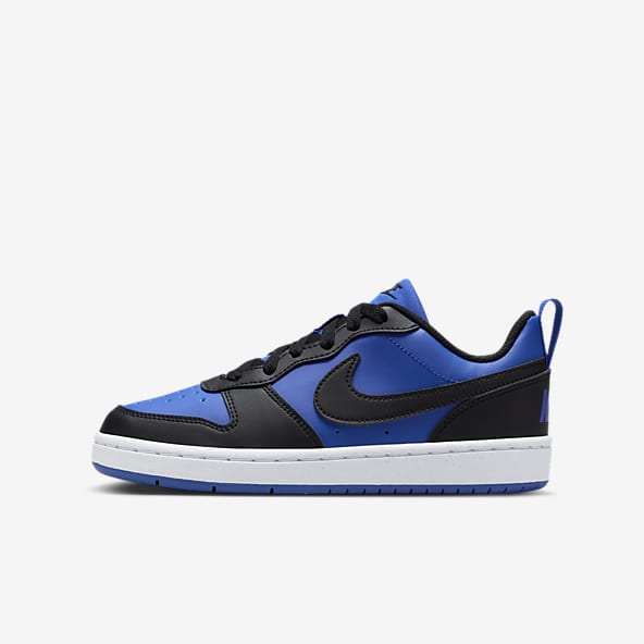 Blue color nike shoes hot sale